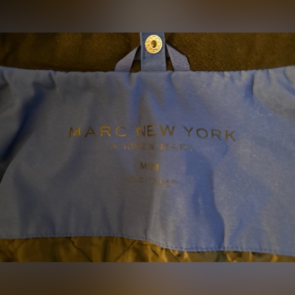 Andrew Marc 2 in 1 black and blue cute winter ski/snow coat - Picture 2 of 16